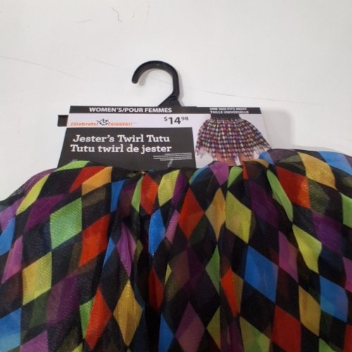 WAY TO CELEBRATE! JESTER'S TWIRL TUTU - ONE SIZE FITS MOST - MULTICOLOUR image 3
