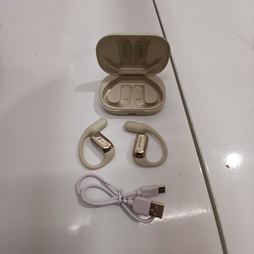 BUGANI B10 BLUETOOTH OPEN EAR HEADPHONES - BEIGE - (MODEL:BH21018) image 3