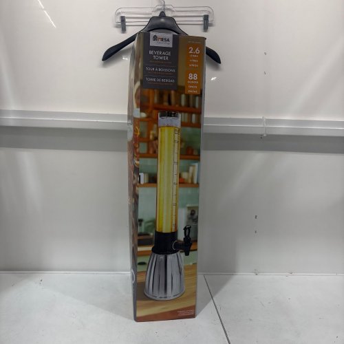 MESA INSPIRED LIVING BEVERAGE TOWER WITH REMOVABLE ICE TUBE - 2.6L - CLEAR (MODEL: 1981256) image 4