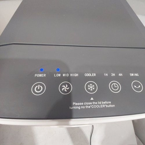 3-IN-1 PORTABLE 60° OSCILLATING AIR CONDITIONER/COOLER WITH REMOTE - 3 SPEEDS - 5.5L - WHITE(MODEL: BW-102YF) image 2