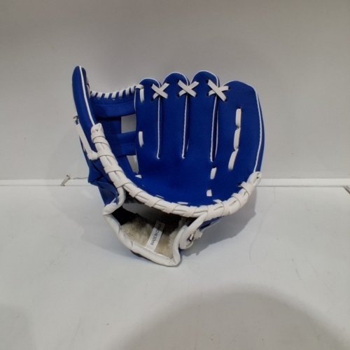 LEFT HAND BASEBALL GLOVE - 10.5" - BLUE / WHITE image 2