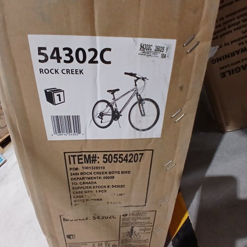 HUFFY ROCK CREEK MOUNTAIN BIKE FITS RIDERS 58-70" - 24" - GREY (MODEL: 54302C) image 5