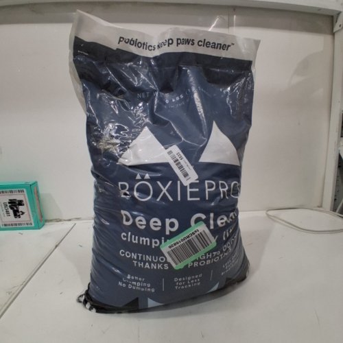 BOXIEPRO SELF CLEANING CAT LITTER WITH PROBIOTIC CLUMPING CLAY - 40LBS image 2