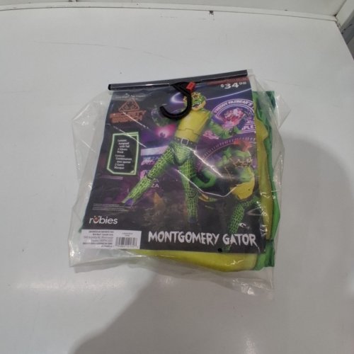 3PC BOYS FIVE NIGHTS AT FREDDY'S MONTGOMERY GATOR COSTUME - SMALL (4-6) - GREEN/YELLOW image 2