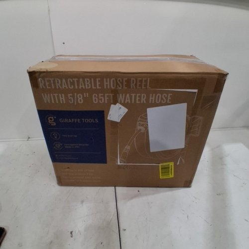 GIRAFFE TOOLS RETRACTABLE GARDEN HOSE REEL - 5/8" X 65FT - GREY (MODEL: CW20) image 5