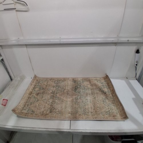 BECKI OWENS X SURYA MACHINE WOVEN AREA RUG - 2FT 1" X 3FT 9" - BEIGE/BLUE (STYLE: B0MN2304-2239) image 3