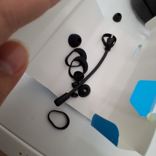 JLAB WORKBUDS IN-EAR WIRELESS HEADSET WITH DETACHABLE NOISE-CANCELING BOOM MICROPHONE - BLACK (MODEL: JLAB WORKBUDS) image 3