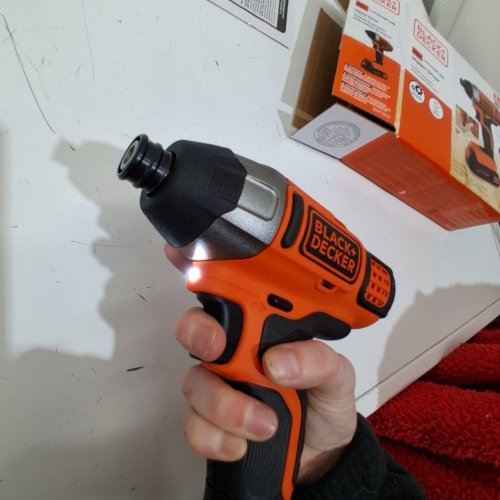 BLACK+DECKER POWERCONNECT CORDLESS IMPACT DRIVER *TOOL ONLY* - 1/4" - 20V MAX - ORANGE/ BLACK (MODEL: BDCI20C) image 2