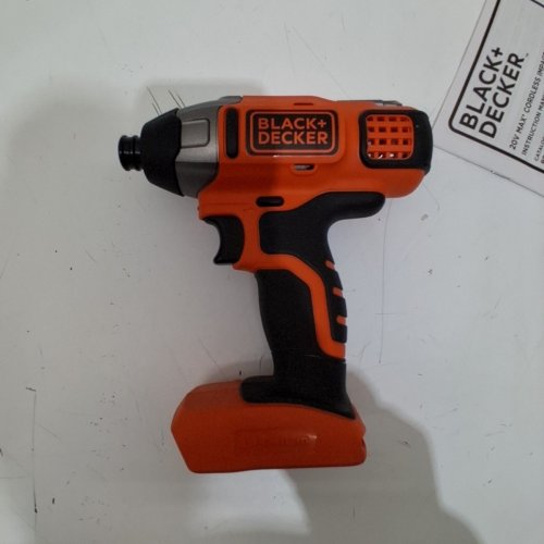 BLACK+DECKER POWERCONNECT CORDLESS IMPACT DRIVER *TOOL ONLY* - 1/4" - 20V MAX - ORANGE/ BLACK (MODEL: BDCI20C) image 4