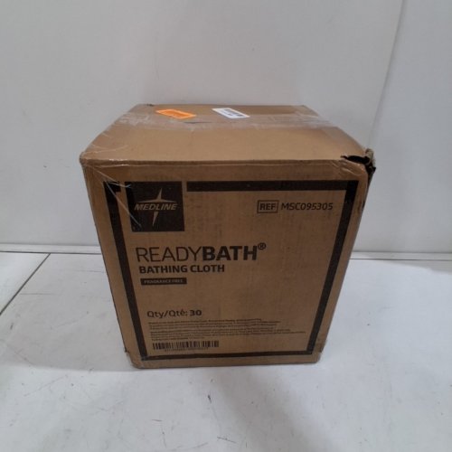30PK (240 TOTAL) MEDLINE READYBATH ADULT BATH WIPES (MODEL: MSC095305) image 3
