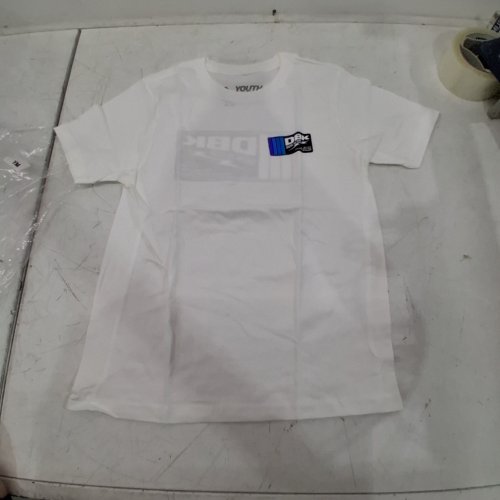 BOYS DIRT BIKE KIDZ GRAPHIC TEE - MEDIUM - WHITE image 2