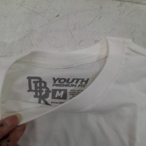 BOYS DIRT BIKE KIDZ GRAPHIC TEE - MEDIUM - WHITE image 3