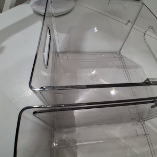 2PK BRIGHTROOM ALL PURPOSE CLEAR EXPANDABLE BIN LARGE - CLEAR (MODEL: 002-02-8601) image 4