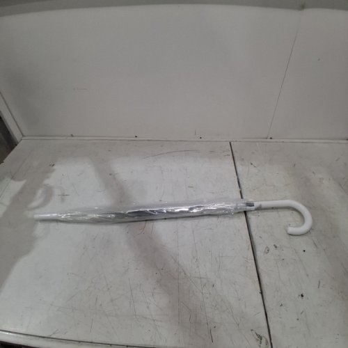 BUBBLE CLEAR UMBRELLA - 32" - CLEAR/WHITE image 3