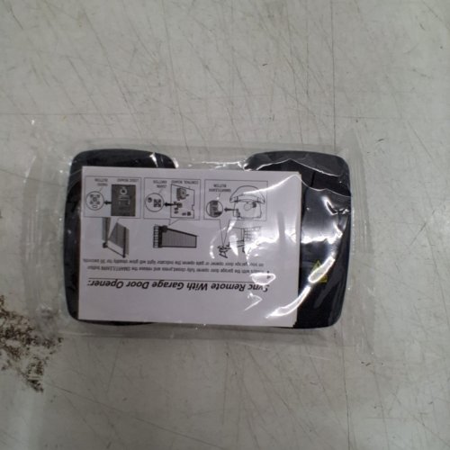 2PK ASONPAO UNIVERSAL GARAGE DOOR REMOTE - BLACK (MODEL: KLIK3U-BK) image 4