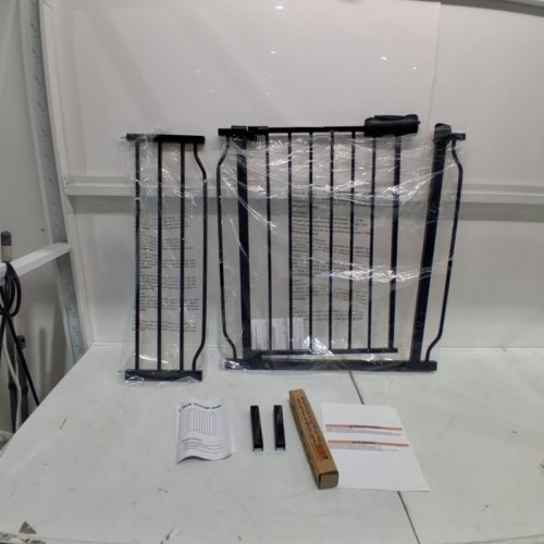 WAOWAO EXTRA WIDE PRESSURE MOUNT WALK THROUGH, SWING AUTO CLOSE SAFETY BABY GATE - 38.58" - 43.31" - BLACK (MODEL: W046) image 2