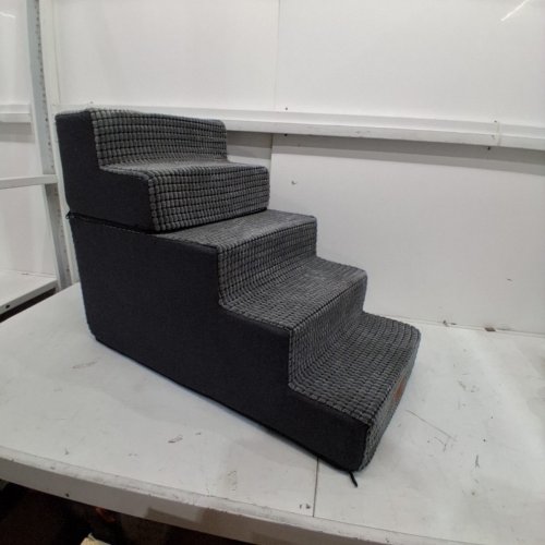 SYTOPIA 5 STEPS HIGH-DENSITY FOAM FOLDABLE PET STAIRS - GREY image 2
