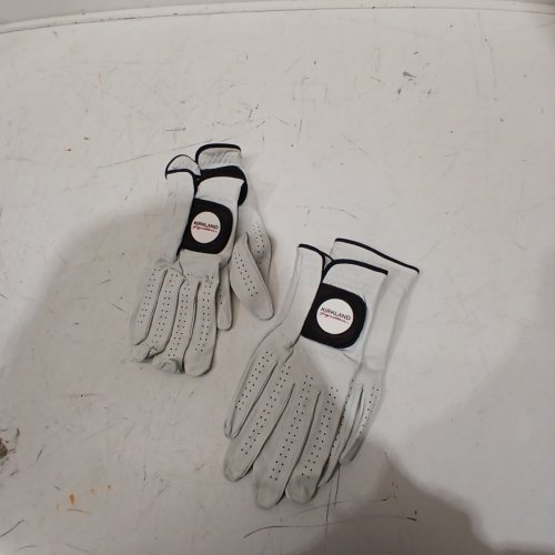 4PK KIRKLAND SIGNATURE PREMIUM CABRETTA LEATHER GOLF GLOVES - RIGHT HAND - SMALL - WHITE (MODEL: 1819560) image 2