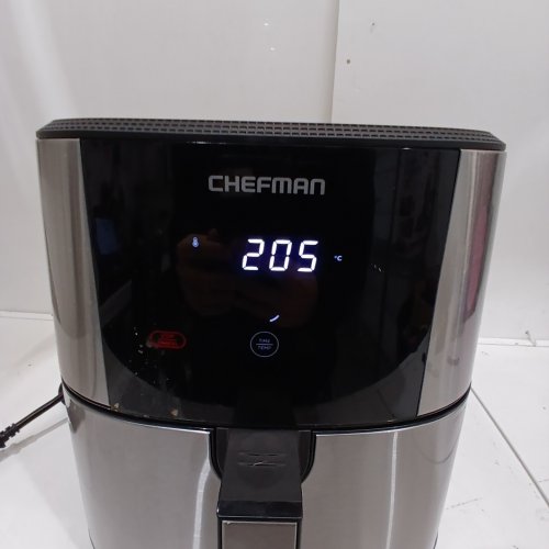 CHEFMAN TURBOFRY TOUCH AIR FRYER - 8QT - SILVER/BLACK (MODEL: RJ38-SQSS-8T-CA-AM) image 2