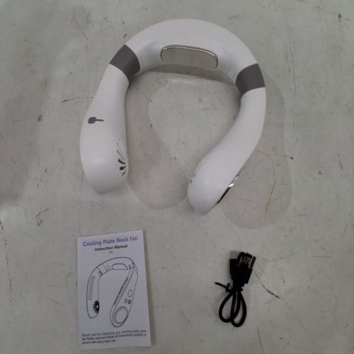 NECK FAN WITH COOLING PLATE - WHITE (MODEL: ZLGB01) image 4