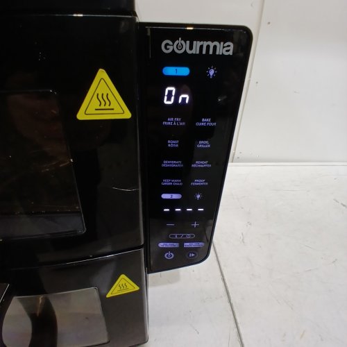 GOURMIA 4 DISH DUAL BASKET AIR FRYER WITH SYNC COOK - 11QT - BLACK (MODEL: 3333015) image 2