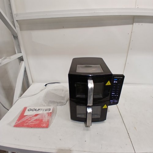 GOURMIA 4 DISH DUAL BASKET AIR FRYER WITH SYNC COOK - 11QT - BLACK (MODEL: 3333015) image 4