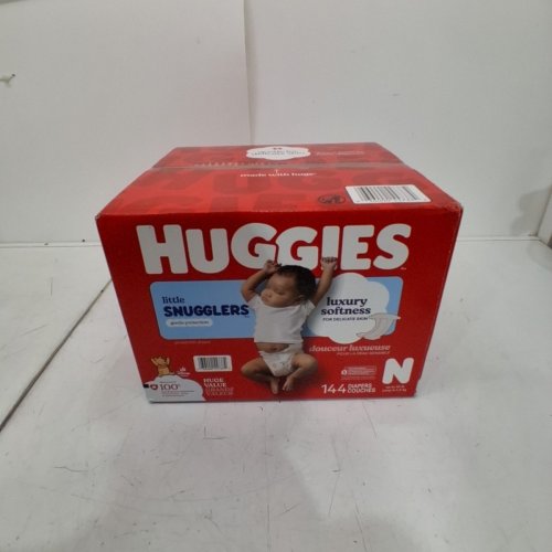 144PK HUGGIES DISNEY BABY LITTLE SNUGGLERS BABY DIAPERS - SIZE NEWBORN (UP TO 10LB) - DISNEY WINNIE THE POOH (MODEL: 55737-N) image 2