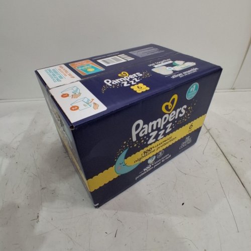 72PK PAMPERS ZZZ NIGHTTIME OVERNIGHT PROTECTION DIAPERS - SIZE 6 (35+ LBS) image 2