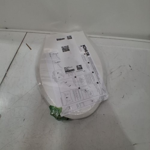 KOHLER CACHET ELONGATED TOILET SEAT - FITS BOWLS 18-5/8" - CREAM WHITE (MODEL: 4636-RL-0) image 2