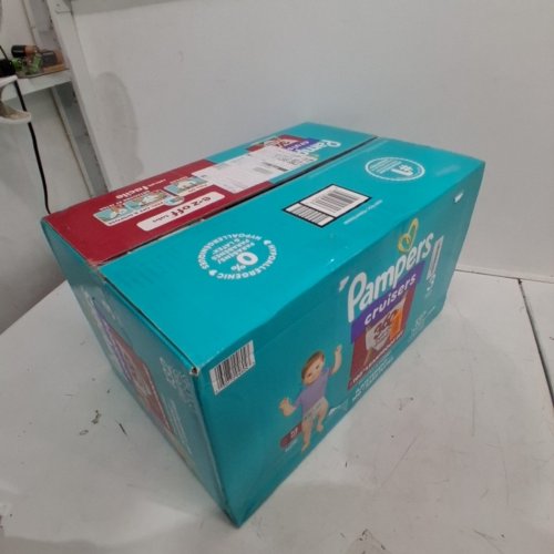 132PK PAMPERS SWADDLERS DIAPERS - SIZE 3 (13LB - 26LB) image 2