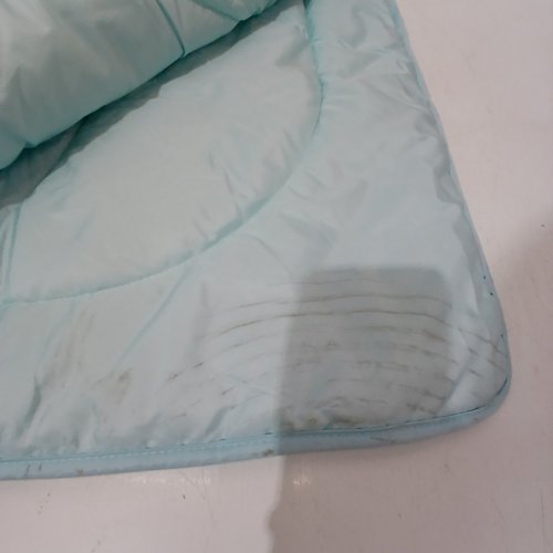 BELOW ZERO 2-IN-1 WEARABLE HOODED OUTDOOR BLANKET - 54" × 76" - GREEN/BLUE (MODEL: 1896292) image 2