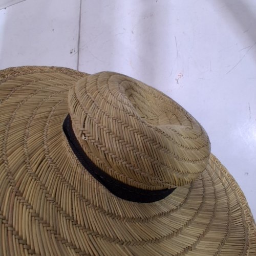 WOVEN STRAW HAT - NATURAL TAN image 3