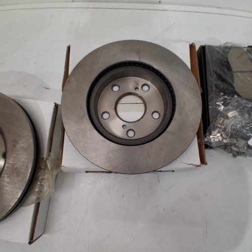 3PC MOTEX FRONT DISC BRAKE KIT WITH CERAMIC BRAKE PADS FOR VARIOUS VEHICLES (MODEL: PG0026-F-B/BFC1210/PG31440) image 7
