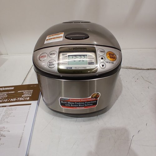 ZOJIRUSHI NS-TSC18 MICOM RICE COOKER AND WARMER, 10 CUPS, STAINLESS BROWN image 3
