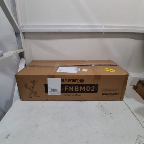 BARWING 3-IN-1 FOLDABLE STATIONARY EXERCISE BIKE WITH CONNECT TO APP - 350LB CAPACITY - WHITE (MODEL NO. BW-FNBM02) image 6