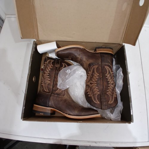 MEN'S ARIAT POINT RYDER WESTERN BOOT - SIZE 11 - DRY CREEK TAN (STYLE: 10042471) image 2