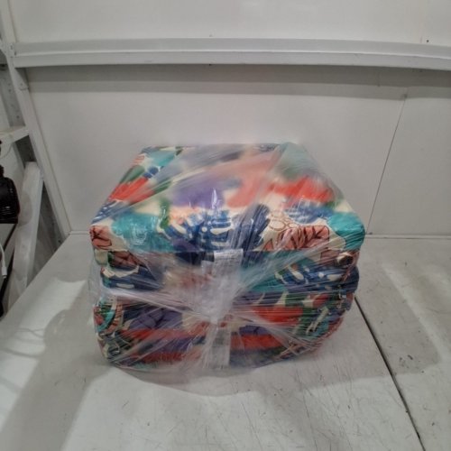 4PK UNIKOME WATER-RESISTANT HIGH-DENSITY SPONGE FILLING OUTDOOR CHAIR CUSHIONS - 19" X 19" X 3" - MULTICOLOUR TROPICAL LEAF (MODEL: OC82015) image 5