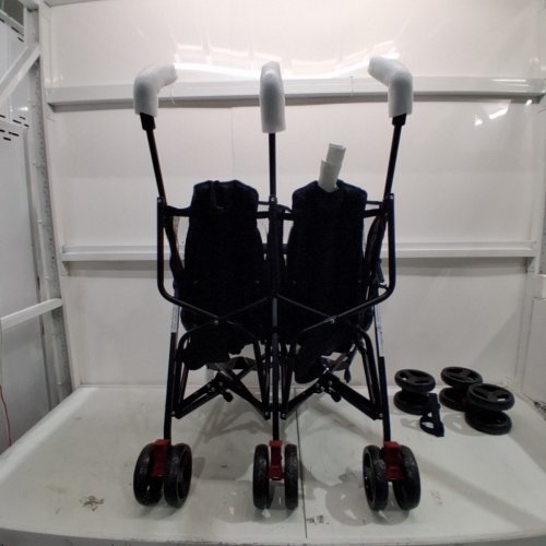 DREAM ON ME VOLGO TWIN UMBRELLA STROLLER - BLACK - (MODEL: 446-BLK) image 3