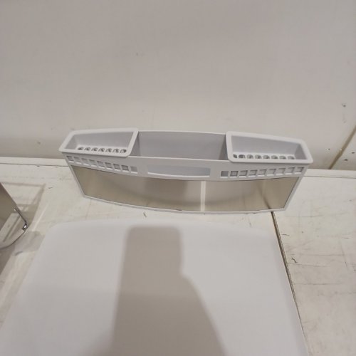 KITCHENAID FULL-SIZE LARGE DISH-DRYING RACK - 20.4" - STAINLESS STEEL/WHITE (MODEL: KNS896BXGRA/1863201) image 3