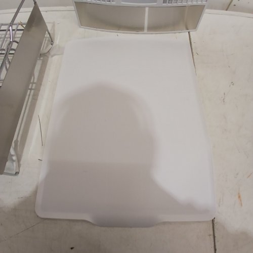KITCHENAID FULL-SIZE LARGE DISH-DRYING RACK - 20.4" - STAINLESS STEEL/WHITE (MODEL: KNS896BXGRA/1863201) image 4