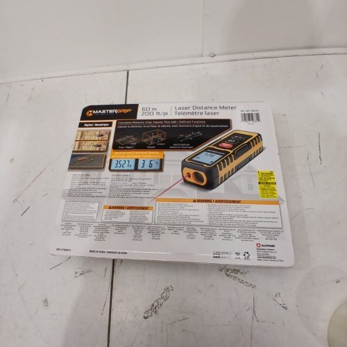 MASTERGRIP MULTI-FUNCTION LASER METER-200FT-BLACK/ORANGE (MODEL:240288) image 3