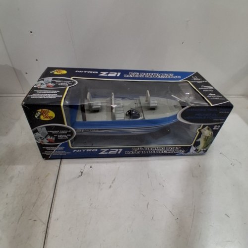BPS NITRO Z21 RC FISHING BOAT TOY - BLUE (MODEL: B1390) image 2