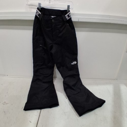 GIRLS' THE NORTH FACE SNOW PANTS - MEDIUM / 10 - BLACK image 2
