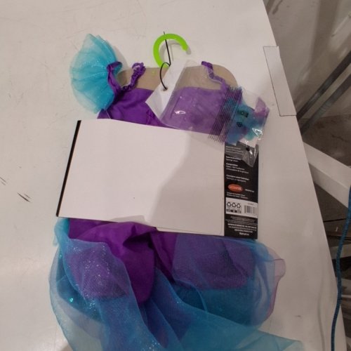 2PC GIRL'S GOODMARK MISS MERMAID COSTUME SET - 2T - PURPLE/TURQUOISE image 3