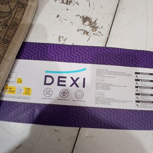 DEXI FLORAL FOAM RUG RUNNER - 105.5 X 24 - BEIGE / BROWN image 2