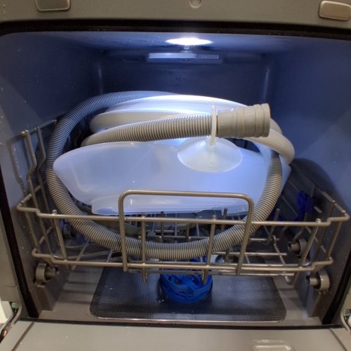 MIDEA PORTABLE MINI COUNTERTOP DISHWASHER WITH BUILT-IN WATER TANK AND 6 WASH PROGRAMS - 5L - WHITE - (MODEL: MDC17P0ABB) image 5