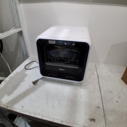 MIDEA PORTABLE MINI COUNTERTOP DISHWASHER WITH BUILT-IN WATER TANK AND 6 WASH PROGRAMS - 5L - WHITE - (MODEL: MDC17P0ABB) image 3