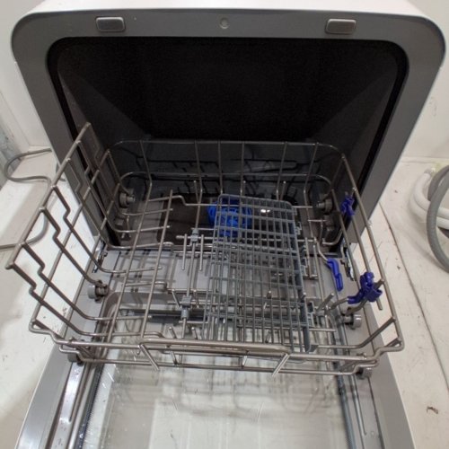 MIDEA PORTABLE MINI COUNTERTOP DISHWASHER WITH BUILT-IN WATER TANK AND 6 WASH PROGRAMS - 5L - WHITE - (MODEL: MDC17P0ABB) image 8