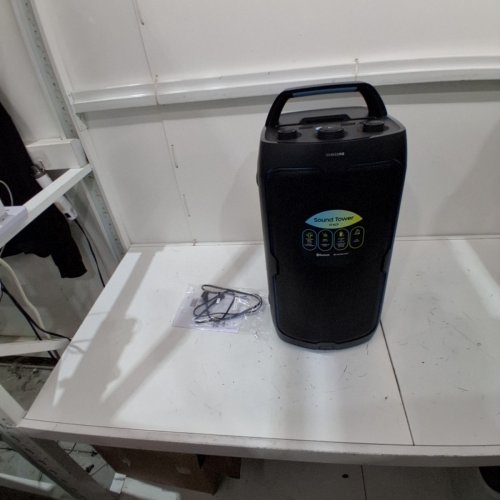 SAMSUNG SOUND TOWER SPEAKER WITH BLUETOOTH - 160W - 12HR BATTERY RUNTIME - BLACK (MODEL: MX-ST4CF) image 4