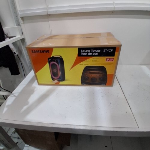 SAMSUNG SOUND TOWER SPEAKER WITH BLUETOOTH - 160W - 12HR BATTERY RUNTIME - BLACK (MODEL: MX-ST4CF) image 8